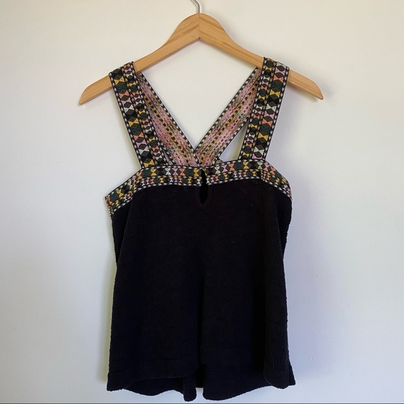 Madewell Embroidered Swing Sweater Tank Top XS - Picture 6 of 11